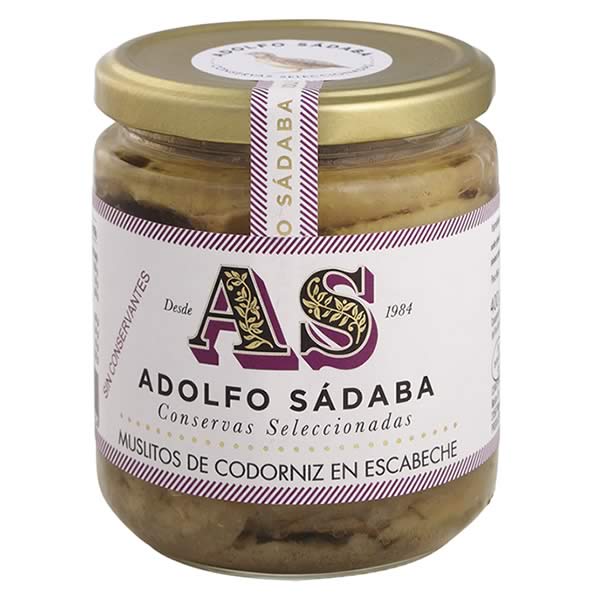 Bonet - Conservas Adolfo Sádaba - Muslitos de codorniz en escabeche